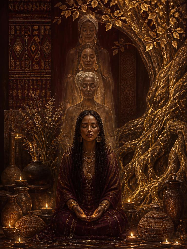 Ancestral Wisdom deck cover artwork