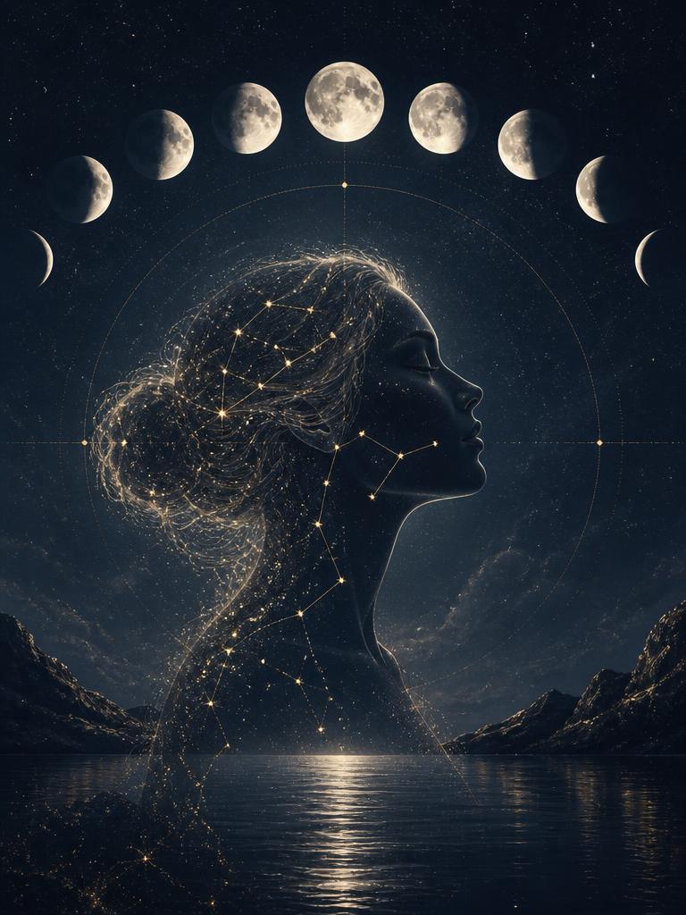 Moon Cycles Oracle deck cover artwork