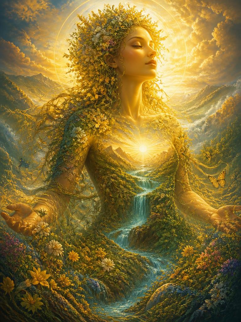 Mother Earth Oracle deck cover artwork
